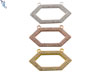 Wide Pave Hexagon Link Connector