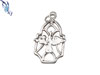Angel Charm with Design Border