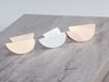 Half Moon Stud Earrings