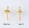 Set of 10- Filigree Screw Eye Bail