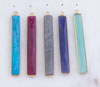 ​Long Gemstone Bar Pendant