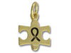 Gold Plated Awareness Ribbon Puzzle