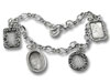 Adjustable Charm Picture Frame Bracelet