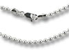 3mm Silver Beaded Chain