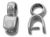 Silver Plain Bail for Thick Pendant
