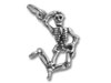 Sterling Silver Dancing Skeleton Charm