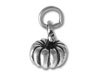 Sterling Silver 3D Pumpkin Charm