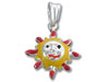 Enamel Sun Charm