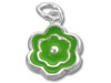 Sterling Silver Enamel Flower