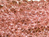 8mm Pink Czech Glass Cube