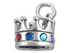 Multi-CZ Crystal Stone Crown Charm