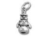 Sterling Silver Snowman 3D Charm