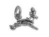 Sterling Silver 3D Reindeer Charm