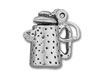 Sterling Silver Kettle (Openable) Charm