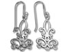 Silver Chandelier Earring Findings