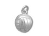 Sterling Silver Shiny Volleyball Charm