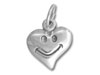 Happy Face Heart Charm