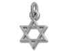 Sterling Silver Shiny Star of David Charm