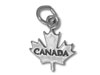 Leaf with Canada Engraved Charm
