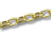 Gold Flat Oval Links