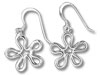 Silver Flower Earrings