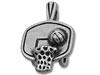 Silver Basketball Pendant