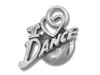 Sterling Silver I Love Dance Charm