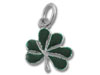 Enamel Shamrock Charm