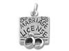 Marriage License Charm