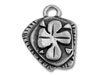 Silver 4 Leaf Clover Charm