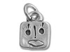 Silver Surprise Face Charm
