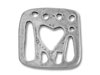 Sterling Silver Love In Rome Charm