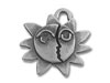 Silver Whimiscal Sun and Moon Charm