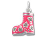 Pink Enamel Boot