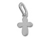 Silver Small Plain Cross Charm