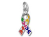 Enamel Autism Puzzle Awareness Ribbon