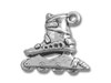 Sterling Silver In Line Skates Charm