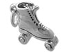 Sterling Silver Roller Skates Charm