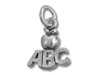 Apple with ABC Hollow Back Charm