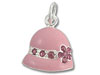 Enamel and Stone Lady's Hat Charm