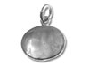 Engravable Disc Oval Charm