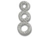 3 Circle Cubic Zirconia Pendant