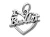 I Love Ballet Heart Charm