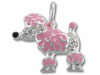 Pink Enamel Poodle