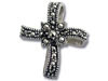 Marcasite Cross Pendant
