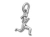 Sterling Silver Running Girl Charm