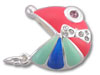 Enamel Animal Mouth Charm