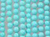Man-made Round Turquoise Beads