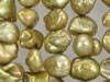Gold Heishi Style Freshwater Pearls
