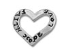 Faith, Hope, Love Heart Charm